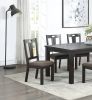 Simple Elegant Design Wooden Chairs Dining Room 2pcs Chairs Cushion Seats