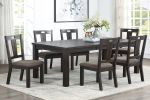 Simple Elegant Design Wooden Chairs Dining Room 2pcs Chairs Cushion Seats