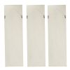 Set of 3 Large White Wall Art Panel, Rectangle Wall Sculpture, Wall DÃ©cor for Living Room Dining Room Office Bedroom, 21" x 71"