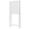 Home Over-The-Toilet Shelf Bathroom Storage Space Saver with Adjustable Shelf Collect Cabinet