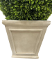 23" Ball Topiary in Square Pot, Artificial Faux Plant for indoor and outdoor