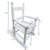 Children's rocking white chair- Indoor or Outdoor -Suitable for kids-Durable