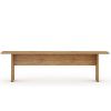 Manhattan Comfort NoMad 67.91 Rustic Country Dining Bench in Nature