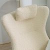 Rocking Chair - with rubber leg and cashmere fabric, suitable for living room and bedroom