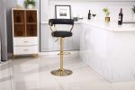 Bar Stools with Back and Footrest Counter Height Dining Chairs (1PCS/CTN)