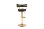 Bar Stools with Back and Footrest Counter Height Dining Chairs (1PCS/CTN)