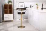 Bar Stools with Back and Footrest Counter Height Dining Chairs (1PCS/CTN)