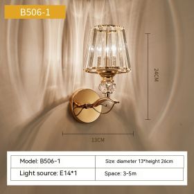 Eye Protection Wall Lamp Simple Modern Stair Aisle Living Room Wall Lamp (Option: Eye Protection-506 Single Head)