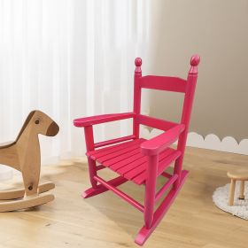 Children's rocking red chair- Indoor or Outdoor -Suitable for kids-Durable (Color: as Pic)