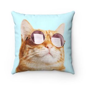 Cat is Always Right Square Pillow - 4 Sizes (size: 16" x 16")