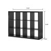 12 Cubby Mobile Tray Storage Cabinet, 3x4, Classroom Furniture