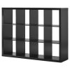 12 Cubby Mobile Tray Storage Cabinet, 3x4, Classroom Furniture