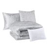 5 Piece Crushed Velvet Comforter Set