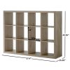 12 Cubby Mobile Tray Storage Cabinet, 3x4, Classroom Furniture