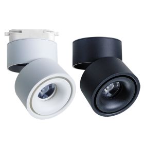 Folding Spotlight Led Surface Mounted Ceiling (Option: 7w-White Neutral Light Orbit)